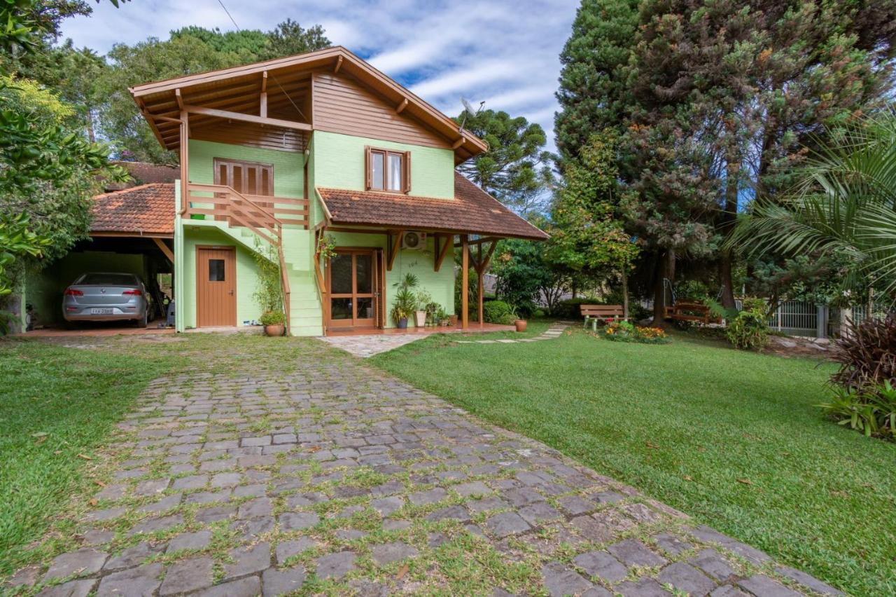 Rosa Casa Tirol Gramado Villa Buitenkant foto