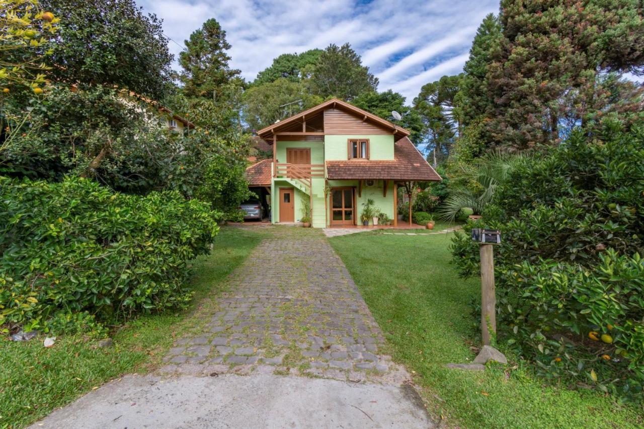 Rosa Casa Tirol Gramado Villa Buitenkant foto
